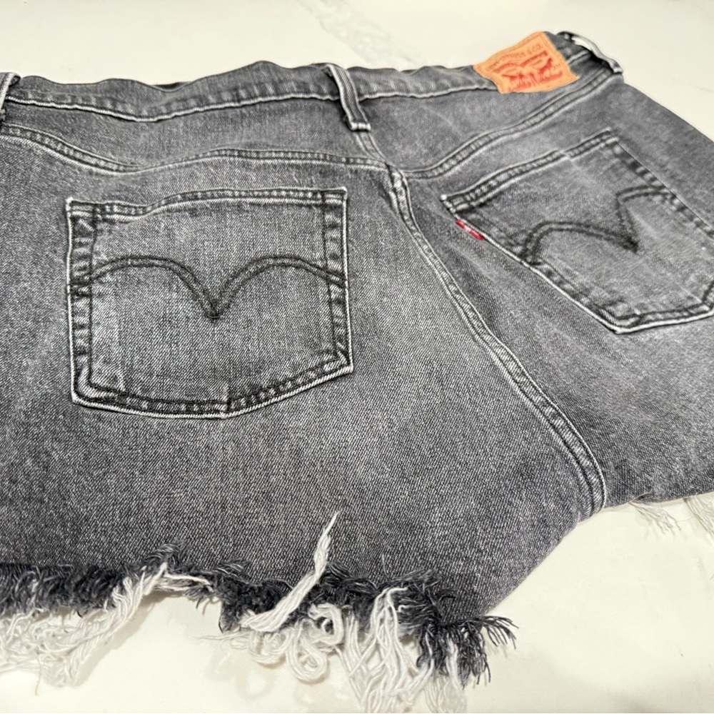 Levi's Black Denim Shorts